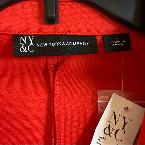New York and Company Red Jacket - Picture 4 of 4